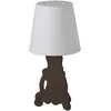 SLIDE lampe de table pour intérieur LADY OF LOVE (Chocolat / Gris - Po...
