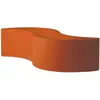 Slide Vase Wave Pot (Orange - Polyéthylène)