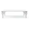 SLIDE table SIR OF LOVE (L 260 cm Blanc lait - Polyéthylène et HPL)