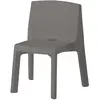 SLIDE set de 2 chaises Q4 (Gris argille - Polyéthylène)