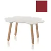 SLIDE table basse TARTA LOW TABLE (Rouge brillant - polyuréthane et bo...