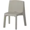 SLIDE set de 2 chaises Q4 (Gris pigeon - Polyéthylène)