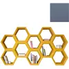SLIDE bibliothèque HEXA (Bleu poudre - Polyéthylène)