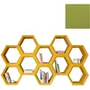 SLIDE bibliothèque HEXA (Citron vert - Polyéthylène)