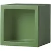 SLIDE élément modulaire OPEN CUBE 43 cm (Vert mauve - Polyéthylène)