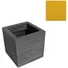 Slide Vase Quadra 45 Cm (Jaune - Polyéthylène)