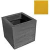 Slide Vase Quadra 55 Cm (Jaune - Polyéthylène)