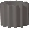 Slide Vase Gear Pot (Gris Argille - Polyéthylène)