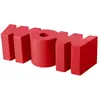 Slide - Banc Banc - Rouge - polyéthène recyclable - Designer Kazuko Ok...