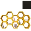 SLIDE bibliothèque HEXA (Noir - Polyéthylène)