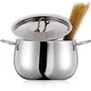Cuit-pâtes en inox avec couvercle égouttoir 20 cm 4,5 L Inoxriv