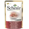 SCHESIR-Sachet Chat - Schesir Thon et crevettes en gelée - 85 gr