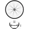 Mvtek Roue Avant Vtt 29´´ Tubeless