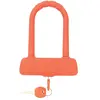 Cadenas en U MVTEK 185x130mm Rouge Néon pour Vélo