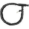 Mvtek Cadenas de verrouillage réfléchissante pour vélo et scooter 5,5mm x 1100mm