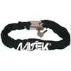 Cadenas de sécurité MVTEK avec clé - Chaîne en acier 5,5mm x 800mm