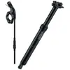 Xon Tige de selle télescopique 30,9mm 80mm en aluminium 6061 avec télécommande