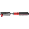 Mvtek Pompe Mini de Vélo 180mm en Nylon, 5,5 Bar, Compatible Presta/Schrader