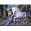 Clementoni Puzzle Compact 1500 pièces : Anne Stokes : Le bois des jacinthes