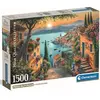 Clementoni Puzzle Compact 1500 pièces : Les marches du port