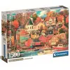 Clementoni - 1500p Good Times Harbor - 59,2 x 84,3 cm - Avec poster