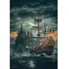 Clementoni - 1500p Bateau de pirate - 59,2 x 84,3 cm - Avec poster