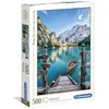 Puzzle paysage et nature - Clementoni - Le lac de Braies - 500 pièces - Intérieur