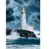 Clementoni Puzzle Compact 1000 pièces : Phare dans la tempête