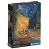 Clementoni Puzzle Compact 1000 pièces : Van Gogh - Terrasse de café le soir