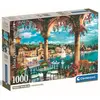 Clementoni Puzzle Compact 1000 pièces : Balcon avec vue sur le lac de Côme