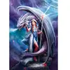 Clementoni Puzzle Compact 1000 pièces : Anne Stokes - Mage dragon