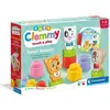 Cubes & Animaux Soft Clemmy - 6 cubes + 3 personnages + Livre