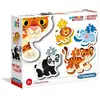 Clementoni My First Puzzlepuzzle animaux sauvages 2+3+4+5 pièces 4 pièces