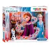Clementoni Puzzle Glitter 104 pièces La Reine des Neiges 2