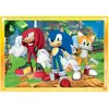 Puzzle Clementoni Supercolor 4 en 1- Sonic Progressifs (12, 16, 20, 24 Pièces)