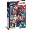 Clementoni Puzzle de 2x60 pièces Educa Borras Marvel Spiderman 27x19 cm