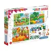 Clementoni Puzzle des 4-in-1saisons 20/60/100/180 pièces
