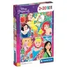 Clementoni Ludendo Puzzles SuperColor 2x20 pièces - Disney Princesses