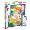 Clementoni - Supercolor Collection - Dinosaures - 2 x 20 pièces - 24755 Multicolore