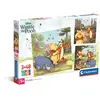 Clementoni 3 Puzzles - Winnie L'Ourson