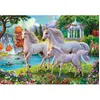 Clementoni Puzzle 180 pièces : Licornes et cascade