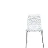 VENTE-UNIQUE Chaise GROOVE 2 coloris blanc