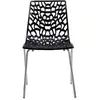 VENTE-UNIQUE Chaise GROOVE 2 coloris noir
