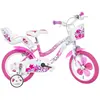Velo Enfant 14" DINOBIKES FLAPPY - 4 à 6 Ans - Blanc