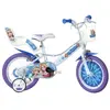 DINOBIKES Velo Enfant 14" SNOW QUEEN - 4 à 6 Ans - Bleu