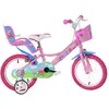 DINOBIKES Velo Enfant 16" PEPPA PIG - 5 à 7 Ans - Rose