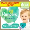 Pampers Harmonie Maxi Pack T6 13 Kg Et + 64 couches