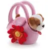 Peluche Chiot dans son Sac - TRUDI - 29728 - 15 cm - Pour Bébé