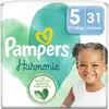 Pampers Harmonie - Couche à base de coton et fibres végétales - Taille 5, 11 kg et +
