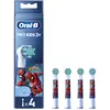 Oral-B Braun Remplacement de la tête Oral-B Spiderman 4 unités